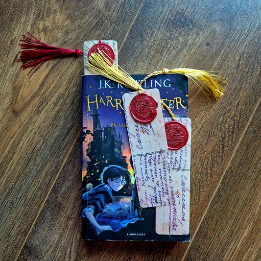 HANDMADE Harry Potter Houses Inspired Bookmarks