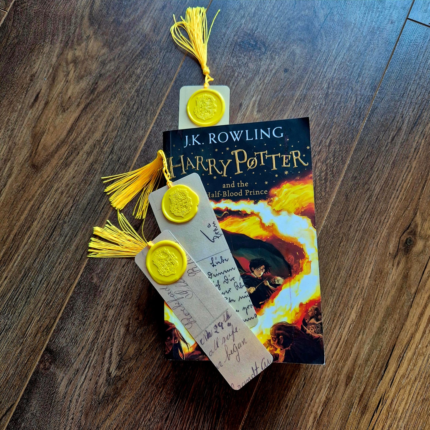 HANDMADE Harry Potter Houses Inspired Bookmarks