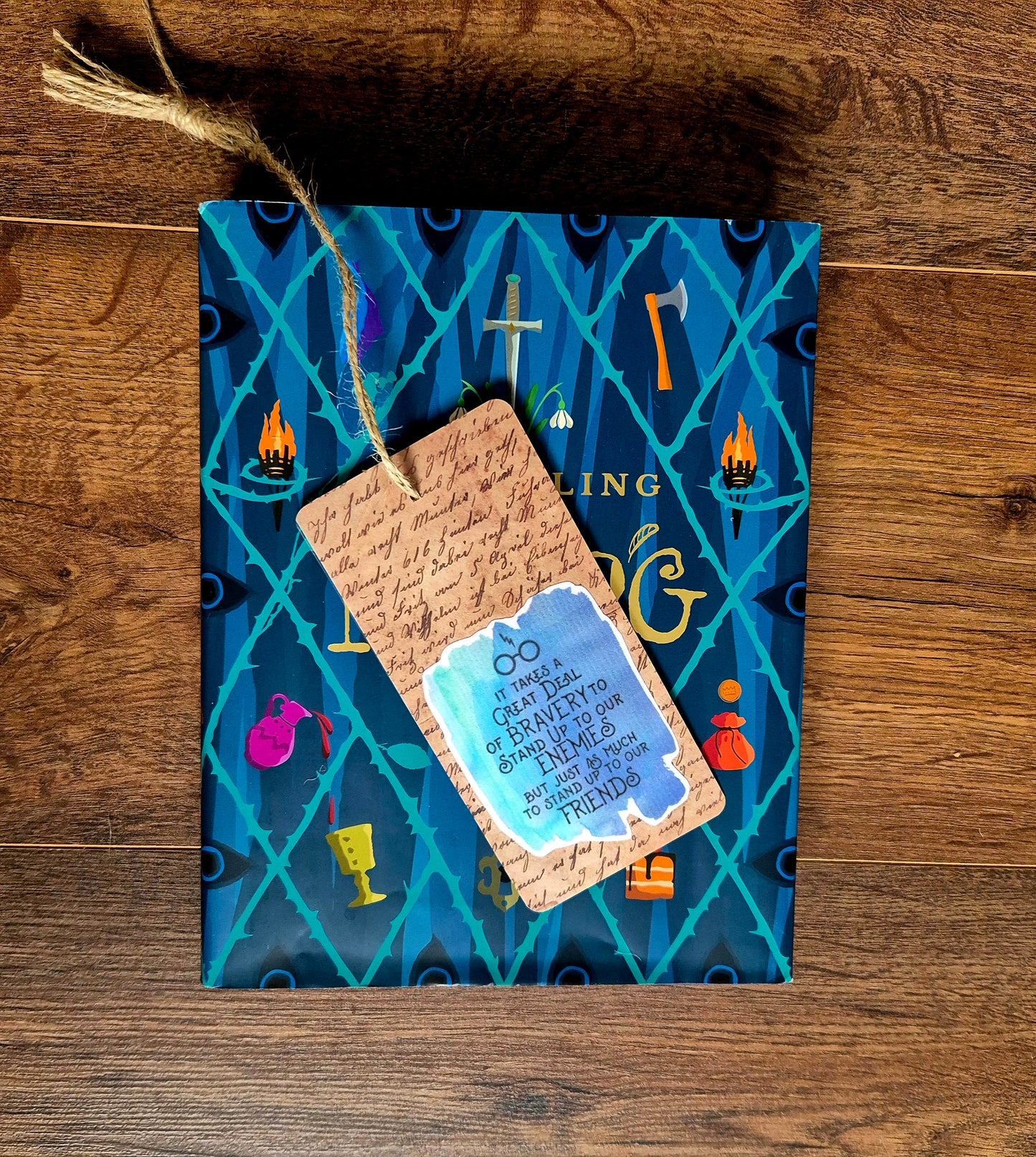 HANDMADE Laminated Harry Potter Inspired Bookmarks