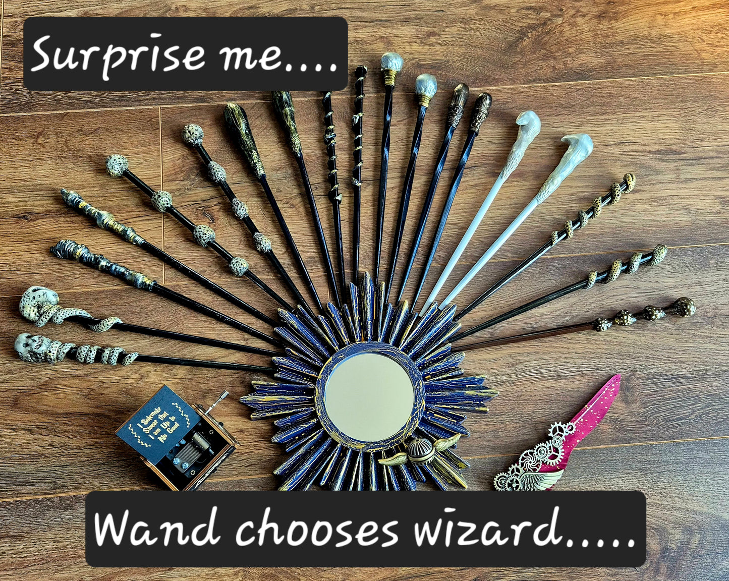 HANDMADE Harry Potter inspired wands