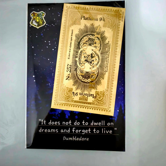 London to Hogwarts Train Ticket - Perfect for Fans of Harry Potter